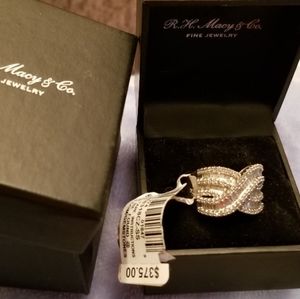 Sterling silver cocktail ring